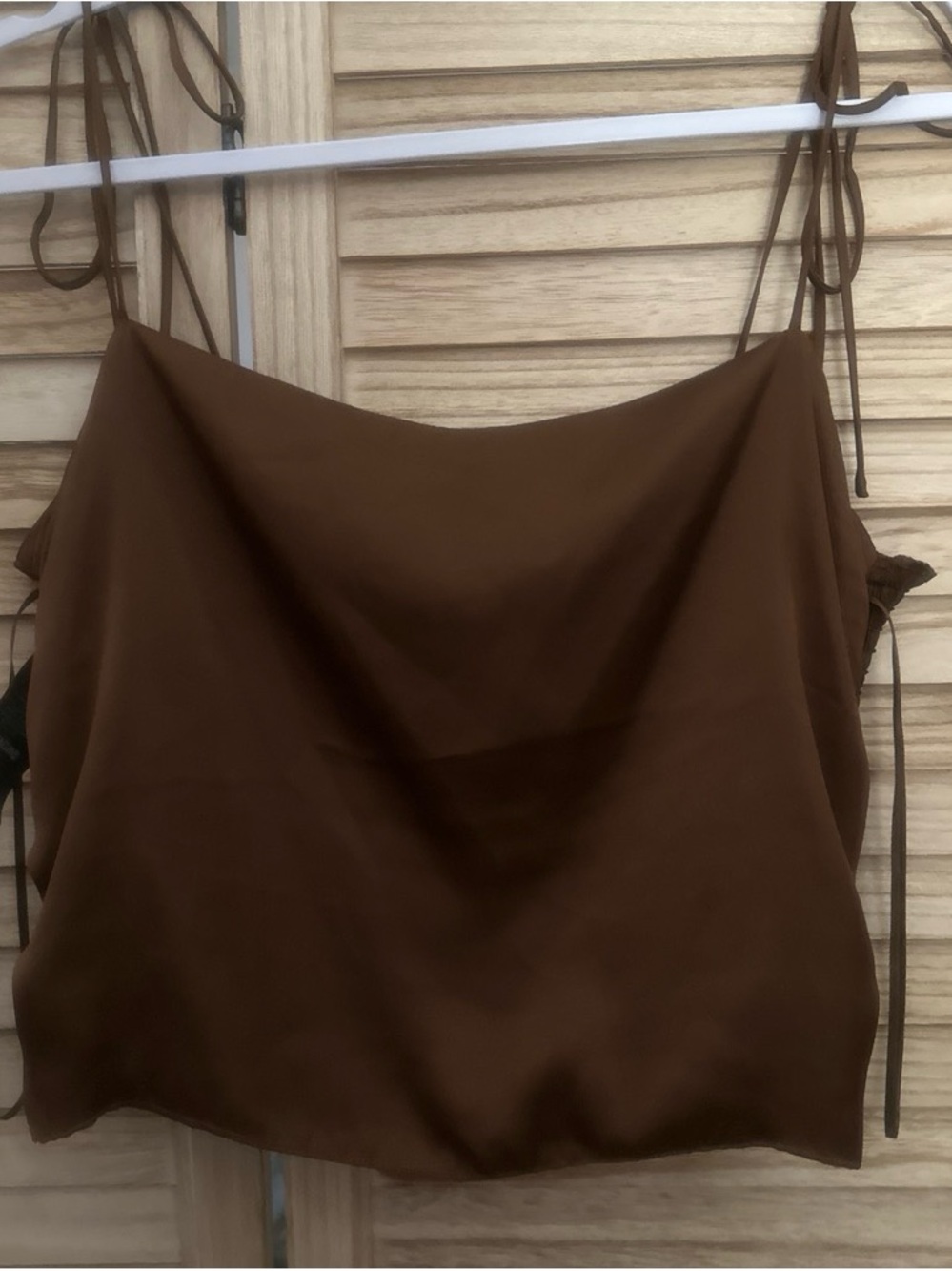 Urban Outfitters Brown Smocked Cami Top